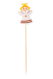 Christmas santa gingerman snowman cupcake topper DIY kit