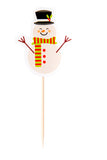 Christmas santa gingerman snowman cupcake topper DIY kit