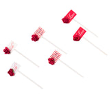 Wedding Engagement red rose I do cupcake topper 6/pc