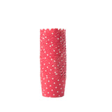 wavy muffin paper cup polka dots