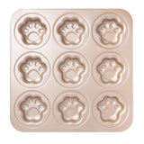 cat claw mini cake baking pan 9 claws