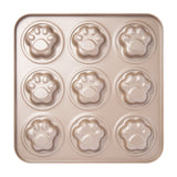cat claw mini cake baking pan 9 claws