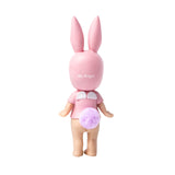 Little angels dolls cake décor pink bunny