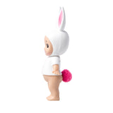 Little angels dolls cake décor white bunny