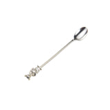 Vintage Small Animal shapped dessert spoons silver teddy bear