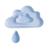 Cloud& rain drop shaped plate & bowl Cloud Plate